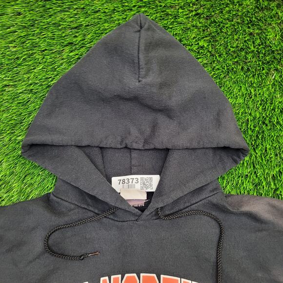 Vintage Y2K Ohio Northern University Champion Hoodie Large 23x25 Sun-Faded - Picture 9 of 12